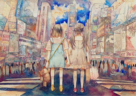 Two Girls One City-Original Characters (Extra Large)