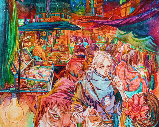 Street Food Fantasy-My male oc(Extra Large)
