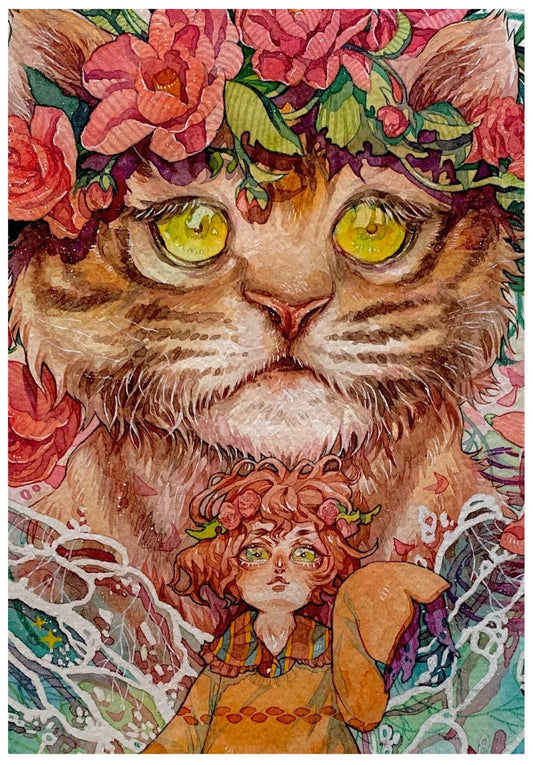 Male tabby cat oc (Post Card)
