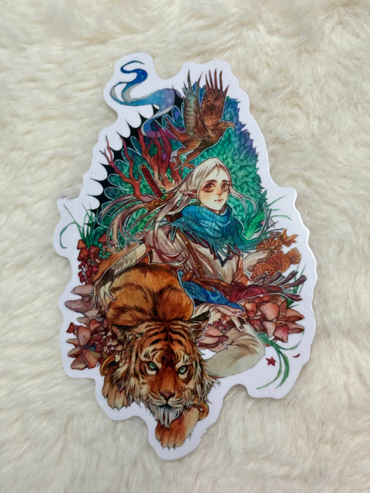 Tiger and Elf-My male oc