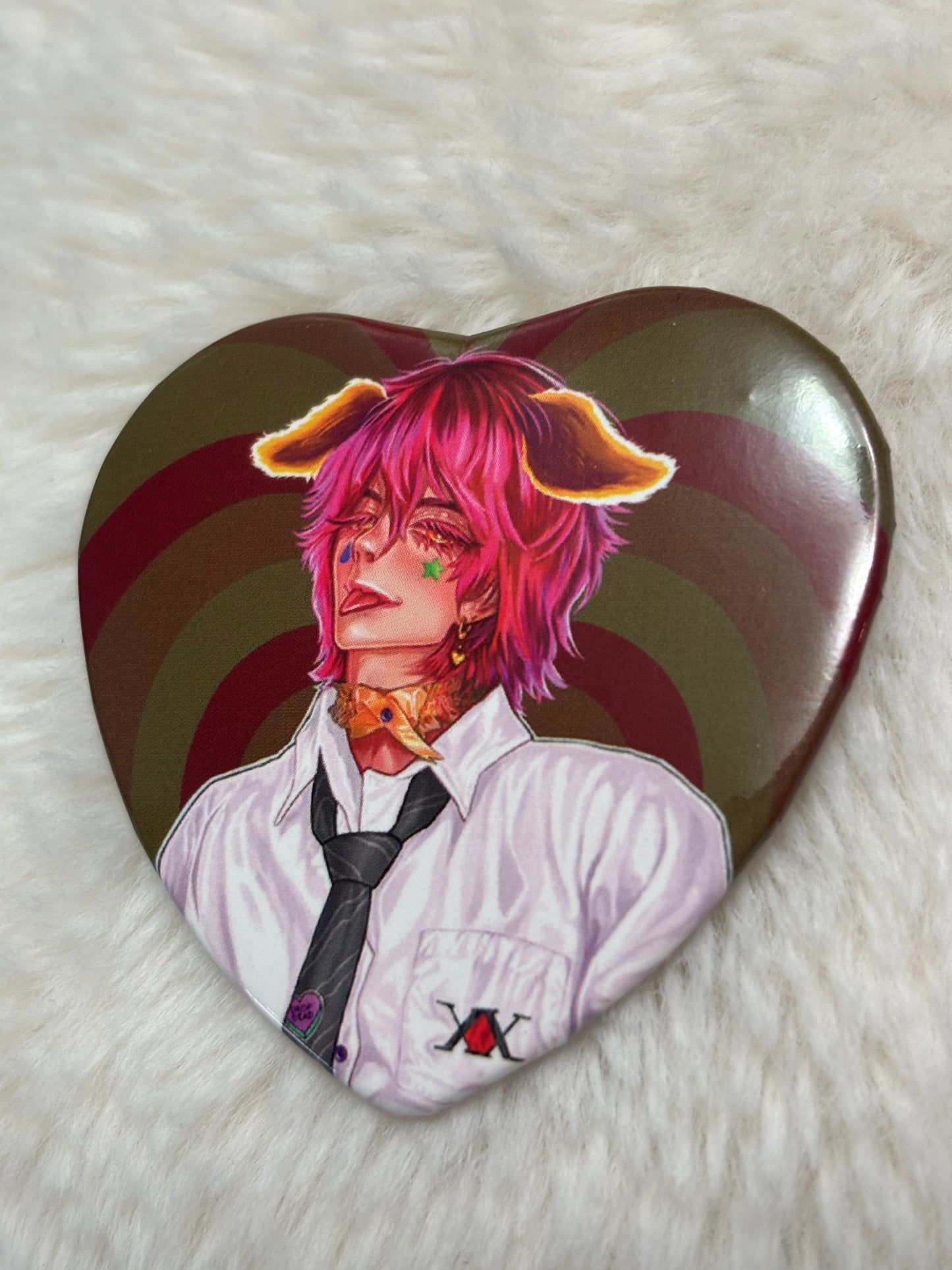 Valentine Magician Button