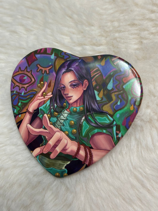 Assassin And Needle Pins Button